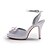 baratos Sapatos de Noiva-cetim superior saltos altos sandálias de tiras com strass / sapatos bowknot casamento de noiva (0984-R-021)