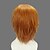 cheap Carnival Wigs-Cosplay Wigs Cosplay Mamiru Keikain Orange Anime Cosplay Wigs 12 inch Heat Resistant Fiber Men&#039;s Halloween Wigs