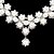 preiswerte Schmucksets-Damen Klar Schmuckset Künstliche Perle Silber Ohrringe Schmuck Für Hochzeit Party Geburtstag Geschenk Verlobung / Halsketten