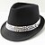cheap Women&#039;s Hats-TS Punk Metallic Embellishment Fedora Hat (57cm)