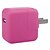 voordelige Mobiele telefoonaccessoires-x-jack rapide draagbare USB Power Adapter (roze)