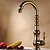cheap Antique Kitchen Faucets-Kitchen faucet - One Hole Ti-PVD Tall / ­High Arc Deck Mounted Traditional Kitchen Taps