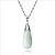 cheap Necklaces-Opal Drop Pendant Necklace In Sterling Silver