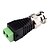 お買い得  Sikkerhetsutstyr-Connector for CCTV Security Camera BNC Plug Connector Adapter Video Transceiver 5Pcs for Security Systems 4.2*1.5*1.5cm 0.06kg