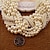preiswerte Halsketten-Perlenkette Damen Birne Künstliche Perle Wie im Bild dargestellt Elfenbein 35-45 cm Modische Halsketten Schmuck 1 Stück für Party Jahrestag Geschenk Irregulär Unregelmässig