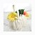 cheap Flower Baskets-Flower Basket Wood / Satin / Chiffon 3 1/2&quot; (9 cm) Acrylic / Bowknot / Bows