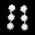 voordelige Sieradensets-Dames Helder Sieraden Set Imitatieparel Zilver oorbellen Sieraden Voor Bruiloft Feest Verjaardag Lahja Verloving / Oorbellen / Kettingen