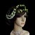 baratos Capacete de Casamento-papel encantador e flor do falso com headpiece menina fita de noiva / flor