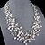 preiswerte Halsketten-Weiß Perlen Sterling Silber Modische Halsketten Schmuck Für Hochzeit Party Jahrestag Geschenk Alltag Verlobung