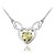 cheap Necklaces-45-cm Flying Heart Austrian Crystal Necklace