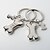 זול מזכרות מחזיקי מפתחות-נושא קלאסי מצדדים במחזיק מפתחות סגסוגת אבץ מחזיקי מפתחות - 4