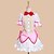 ieftine Anime Costume-Inspirat de Puella Magi Madoka Magica Madoka Kaname Anime Costume Cosplay Japoneză Costume Cosplay Rochii Peteci Manșon scurt Rochie Fundă Pentru Pentru femei