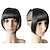 cheap Human Hair Extensions-Clip in Lovely Synthetic Neat Bang with Temples - 4 Colors Available