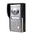 preiswerte Video-Türsprechanlage-vier 7-Zoll-Monitor Farb-Video-Türsprechanlage System (2-Legierung wetterfesten Abdeckung Kamera)