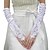 cheap Party Gloves-Satin Elbow Length Glove Bridal Gloves With Appliques