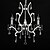 cheap Chandeliers-4-Light Candle-style Chandelier Uplight Chrome Candle Style 110-120V / 220-240V / E12 / E14