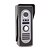 billiga Videoporttelefonsystem-Två vattentät kamera med 7 tums färg tft lcd video dörr telefon intercom system