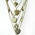billige Halskjeder-bronse fargetone lagdelt hjerte lockets halskjede