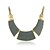 cheap Necklaces-Animal Print In Gold Alloy Collar Necklace