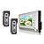 cheap Video Door Phone Systems-Two Waterproof Camera with 7 Inch Color TFT LCD Video Door Phone Intercom System