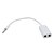 cheap Audio Cables-3.5mm Earphone Cable Splitter for iPhone, Samsung and More (Male to Dual Female, White) 0.15M