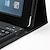 preiswerte iPad Zubehör-Ledertasche mit kabellosen Bluetooth-Tastatur für iPad (schwarz)
