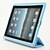 preiswerte iPad Zubehör-PU-Leder Abdeckung Hartplastik-Hülle für iPad 2 (verschiedene Farben)
