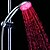 olcso LED-es zuhanyfejek-kortárs fokozatú abs króm színváltó vezetett hanldheld zuhanyfej