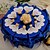 cheap Cake Boxes-Round / Square Pearl Paper Favor Holder with Ribbons / Flower Favor Boxes - 10