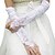 cheap Party Gloves-Satin Elbow Length Glove Bridal Gloves With Appliques