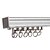 cheap Curtain Rods &amp; Hardware-Kent Modern Painting Straight Rail