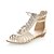 tanie Obuwie damskie-skóra wedge sandals gladiator pięty zapinane na zamek (więcej kolorów)