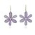 cheap Earrings-Clear Clear - Heart Black / Pink / Lilac For