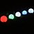 Χαμηλού Κόστους Εξωτερικά Φώτα LED-3w υπαίθρια οδήγησε φως σε σχήμα μπάλας - αλλαγή χρώματος