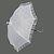 voordelige Bruidsparasols-Gekruld Handvat Bruiloft Paraplu Paraplu 24.4Inch (Ongeveer 62cm)