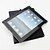 abordables Accessoires pour iPad-Etui en Cuir PU avec Support pour le Nouvel iPad and iPad 2, Rotation 360 Degrés, à Fleurs - Couleurs Assorties