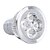 זול נורות תאורה-GU5.3(MR16) תאורת ספוט לד MR16 4 לד בכוח גבוה 360 lm לבן טבעי AC 85-265 V