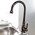 cheap Kitchen Faucets-Kitchen faucet - One Hole Chrome Standard Spout / Tall / ­High Arc Deck Mounted Traditional Kitchen Taps / Single Handle One Hole