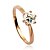 cheap Rings-Six Claw Diamond Inlaid Ring