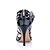 billige Sandaler til kvinder-laklæderDame-Sort-Formelt-Stilethæl
