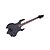 economico Chitarre elettriche-fiamma Personalizzato chitarra elettrica heavy metal con accessori neri
