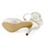 cheap Women&#039;s Shoes-Spring Summer Fall Platform Wedding Stiletto Heel Platform Flower Black Pink Red Ivory White Silver Gold