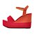 baratos Sapatos de mulher-SHARKA - Sandália para Festa Salto Plataforma em Camurça