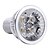 cheap Light Bulbs-4 W LED Spotlight 350-400 lm GU10 MR16 4 LED Beads High Power LED Warm White 85-265 V