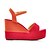 baratos Sapatos de mulher-SHARKA - Sandália para Festa Salto Plataforma em Camurça