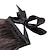 preiswerte Pferdeschwanz-22 &quot;seidige gerade schwarze synthetische Haarband Kordelzug Pferdeschwanz Stücke Verlängerung