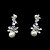 abordables Conjuntos de joyas-Cristal Perla Boda Fiesta Cumpleaños Pedida Legierung Pendientes Collares