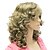 abordables Perruques Synthétiques Sans Bonnet-Perruque Synthétique Bouclé / Classique Style Sans bonnet Perruque Cheveux Synthétiques 16 pouce Femme Perruque