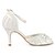 levne Dámské lodičky-dámské boty na podpatku Stiletto saténové sandály s volánky svatební boty více barev k dispozici