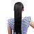 cheap Ponytails-22&quot; Silky Straight Black Synthetic Hair Ribbon Drawstring Ponytail Pieces Extension